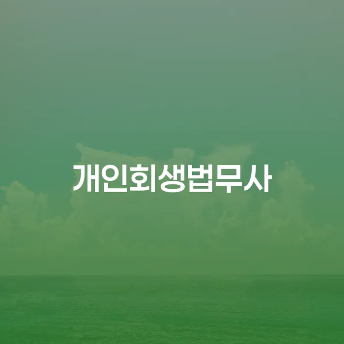 신용대출 연체 개인회생,개인파산으로 필요성을