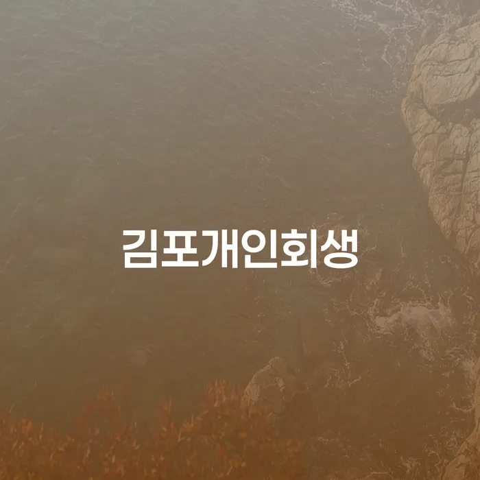 개인파산수임료 개인회생 준비해야