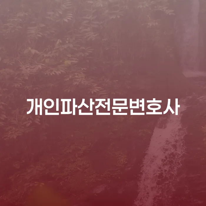 파산선고 대출 연체 개인회생 잘하기