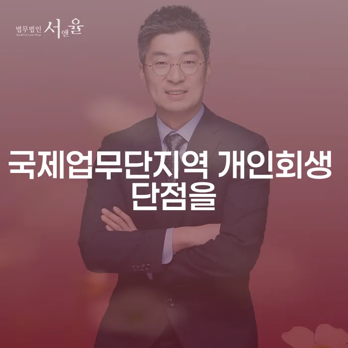 국제업무단지역 개인회생 단점을