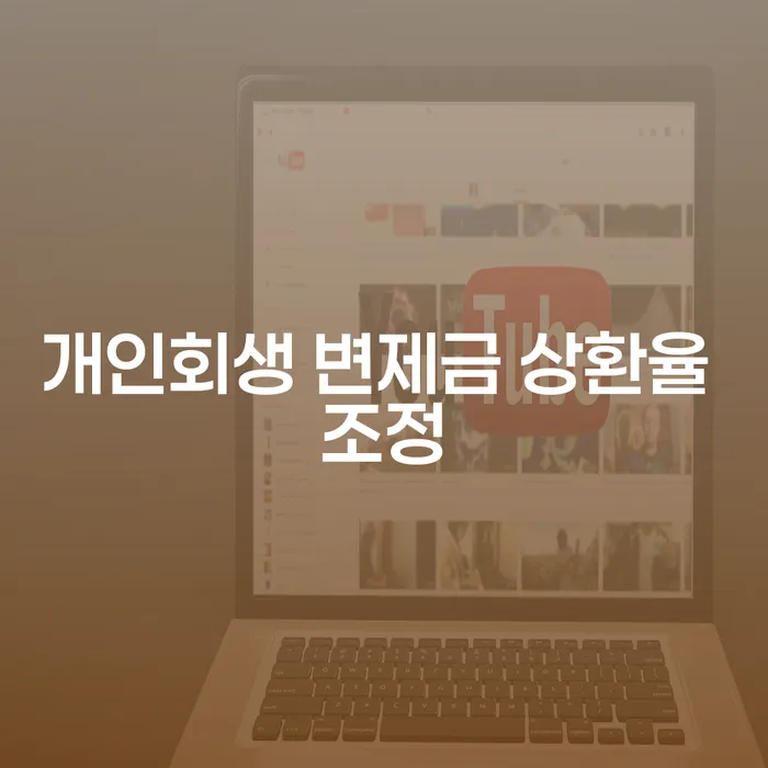 개인회생 변제금 상환율 조정, 어떻게 가능할까요?